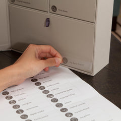 Savor I Baby Deluxe Box Chronicles folders protect milestone photos and documents with acid-free care.