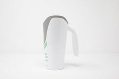 S.C. Products Stackable Rinse Cup in use shields eyes during bath.