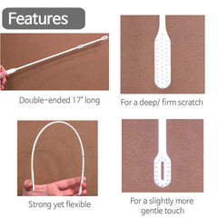 SC SCRATCH 'N' CLEAN flexible contour follows arm and leg curves.