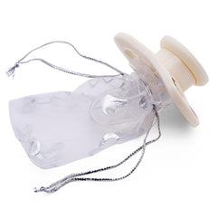ScribbleHourglass durable pacifier clip included for on-the-go cleanliness