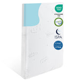 Seaaimea 38x26 crib mattress fits standard pack n play snugly for safe rest.