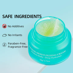 Seacall vulva balm application shows gentle moisturizing for irritation relief