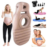 SEARART inflatable pregnancy sleep pillow main view supports full-body rest and belly comfort.