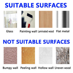 SEATUNE removable no-residue decal easy to update walls without damage.
