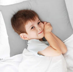 SeClovers gray pillowcase preserves color after washing for longer life