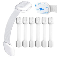 Secure Home by Jessa Leona cabinet safety lock on a white surface for childproofing