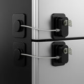 SECUIX fridge lock with 2 keys keeps kids out of snacks