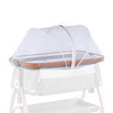 SeedFuture bassinet mosquito net cover with 2-way zipper protects baby from insects during naps