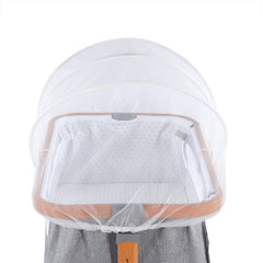 SeedFuture breathable mesh bassinet cover promotes air flow for comfortable sleep