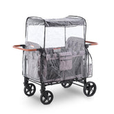 SeedFuture Raincover W4 fit protects Wonderfold W4 strollers in rain