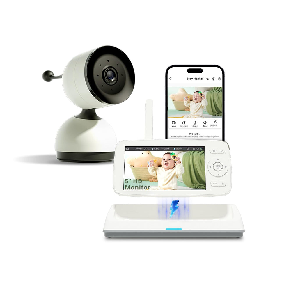 SEENZEEN Smart Baby Monitor with 1080p camera for clear nursery viewing