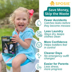 Select Kids Sposie Dribbles packaging shows 28-count training aids.