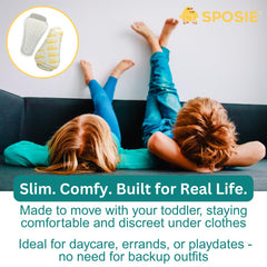 Select Kids Sposie Dribbles used with potty seat for quick changes.