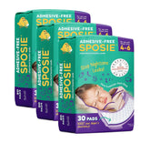 Select Kids Sposie overnight booster pads package for reliable night protection