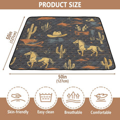 Selerdon mat with animals and flowers for bright, stimulating play sessions
