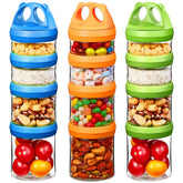 SELEWARE portable stackable snack containers are ideal for on-the-go meals.