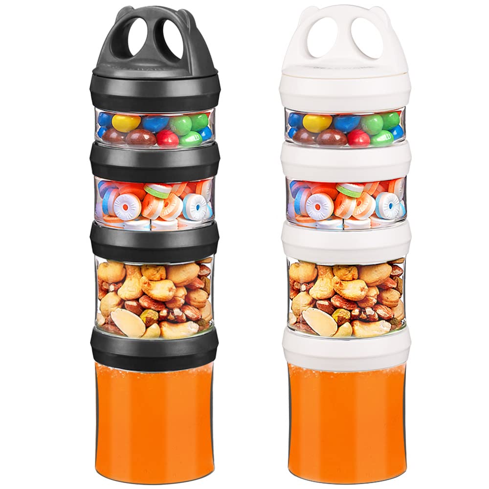 SELEWARE stackable snack containers organized and portable.