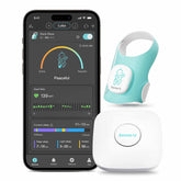 Sense-U Smart Sock Shoe monitor tracks baby's heart rate for sleep checks.