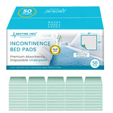 Sentire Med 125g bed pad with adhesive strips for secure placement and peace of mind.