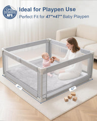 SEPARO light grey room setup highlights versatile play area.