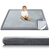 SEPARO thick baby play mat with soft surface for gentle tummy time and crawling