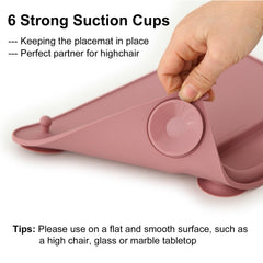 Seposeve two-pack placemats ideal for quick, mess-free dining