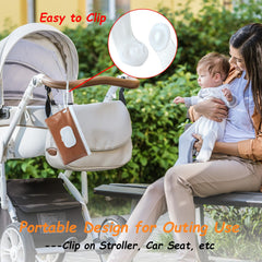 Seposeve PureColor wipes dispenser with pink sun pattern for car trips and outings