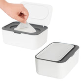 Seposeve two-pack wipes dispenser keeps wipes clean and ready on the go