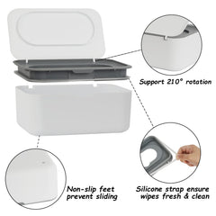 Seposeve weighted design enables one-handed operation for effortless wipe access