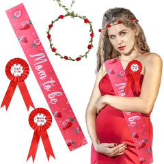 Serencatcher strawberry mom-to-be pin as a keepsake charm