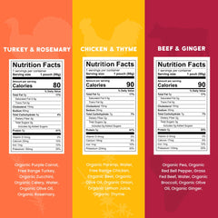Serenity Kids savory meat and herb puree closeup showcases a protein-forward toddler option.