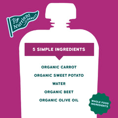 Serenity Kids 6-month stage puree invites new savory veggie flavors.