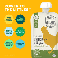 Serenity Kids veggies-first recipe offers natural flavors without added sugars.