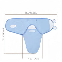 SEVDO newborn sleep sack with bottom zipper for easy night diaper changes.
