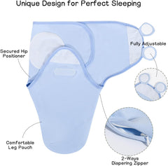 SEVDO organic cotton swaddles offer breathable year-round comfort for babies.