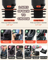 Seven Sparta car seat tray rotatable design offers flexible seating and placement.