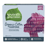 Seventh Generation Free & Clear Super Tampons packaging for discreet storage