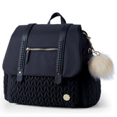 SEWBOO diaper bag backpack top view showcases organized storage and easy access.