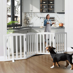 SFJC foldable gate in a versatile Z-shape for stairs and hallways