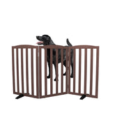 SFJC freestanding three-panel wooden gate for easy room division