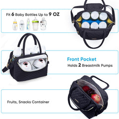 SFYBYHEART cooler compartment with ice pack in use