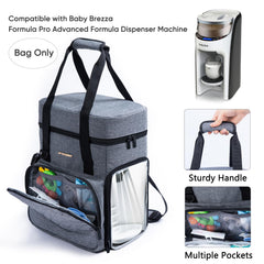 SFYBYHEART carrying case Baby Brezza compatible ensures secure fit and easy packing.