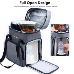 SFYBYHEART carrying case water level window lets you check water at a glance.