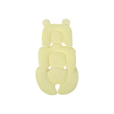 SHEKAKO universal baby seat pad front view with head support and secure fit.