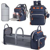 Shengmeister Baby Diaper Bag Backpack with Changing Station for on-the-go diaper changes.