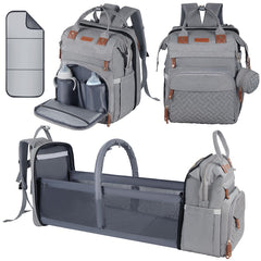 Shengmeister baby diaper bag backpack keeps essentials organized during outings