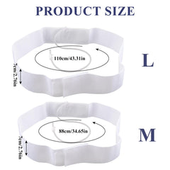 SHFGYG concealed urine test belt in black back view for privacy