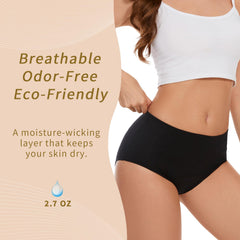 ShieldEase soft elastic waistband visible for comfortable all-day wear