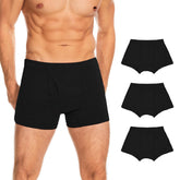 ShieldEase boxer front view with fly showing discreet daily protection