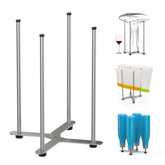 SHILFID bottle-drying rack collapsible design saves counter space for busy kitchens